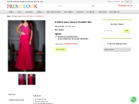 Buy Stitched Saree Dress In Reddish Pink Online on Fresh Look Fashion