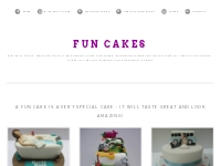 Birthday cakes, Wedding cakes, Christening cakes and more from Fun Cak
