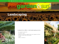 Landscaping - Garden and Sun - Gardening services in Johannesburg