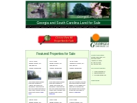 Georgia Land For Sale, Land for sale in Georgia and South Carolina