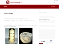  | GJRopes.com Ropes | Cotton Ropes, Jute Ropes, Nylon Ropes, Polyprop