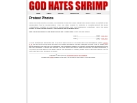 God Hates Shrimp - Protest Photos