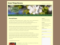 Perennial flowers | Green Things Nursery