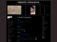 5. Jewish Communities  - Halachic Adventures