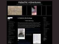 4. Halachic Archeology - Halachic Adventures
