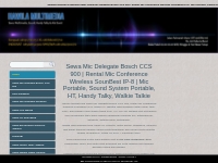 Sewa Mic Delegate Bosch CCS 900 | Rental Mic Conference Wireless SounB