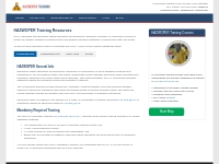 HAZWOPER Training Resources | HAZWOPER 40-hour, 24-hour and 8-hour Ann