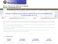 Home - Headway Systems