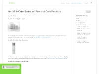 Herbalife Outer Nutrition Personal Care Products - Herbalife On Sale