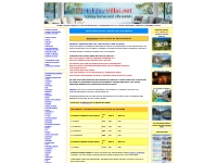 Advertising holiday villas, holiday homes and vacation rentals on the 