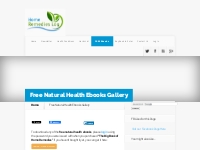 Free Natural Health Ebooks Gallery |   Home Remedies Log