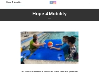 Hope 4 Mobility   Charity to help children with special needs