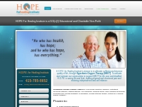 H.O.P.E. FOR Healing Institute | A California Non-Profit providing Hyp
