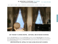 Custom Drapes and Window Covering Ontario, Canada | H Sewing Drapery