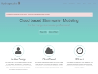 Hydrographs | Green Stormwater Modeling Software, Cloud-based Tool