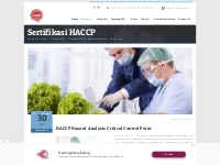 Sertifikasi HACCP - Badan Sertifikasi ISO - IAS Indonesia
