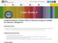 Case Study of iBoss Education Management- St.Annes Degree College for 