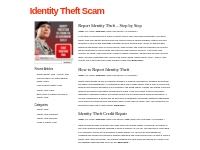 Identity Theft Scam  Identity Theft Recovery Archives - Identity Theft