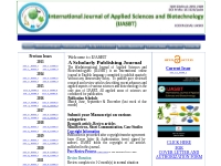 Home - International Journal of Applied Sciences and Biotechnology (IJ