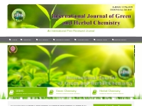 IJGHC - International Journal of Green and Herbal Chemistry