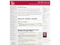 The IJPC Journal