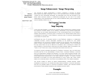 Image Enhancement / Image Sharpening::VEGA Image Processing Technologi