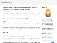 Businesses That Could Benefit From A Web-Based Card Access Control Sys