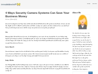 4 Ways Security Camera Systems Can Save Your Business Money - security