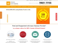 India Database - Bulk Database provider | Leading database Supplier in