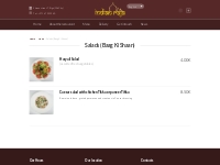 Salads (Baag Ki Shaan)   Indian Raja   Authentic Indian Restaurant in 