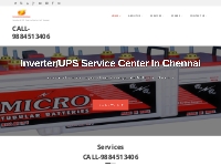 Inverter Service Center In Chennai | UPS Service Center In Chennai | S