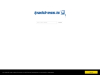 Free IP Address Lookup Tools - What Is My IP Address |IPaddress.is