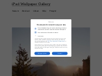 Glacier Point in Yosemite Valley iPad Wallpaper