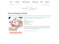 Deep Cleansing Facials | Isabel Almeida Beauty Salon Sydney