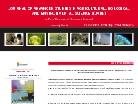 International Journal of Agricultural and Biological Sciences