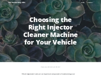 Choosing the Right Injector Cleaner Machine for Your Vehicle | Yousher