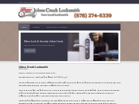 Johns Creek Locksmith - Johns Creek,GA|(678) 274-6339