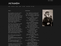  		     About - Jorj Sopadjiev