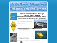 Jubilee Marine Moorings Laid Moved Sydney Harbour