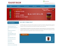 Kajah Balm | Instant Pain Relief Balm And Oil | Kajah Inhaler | India