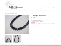 Amethyst Necklace | Kanita Designs by Carrie Menke
