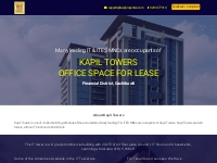 Many leading IT & ITES MNCs are occupants of Kapil Towers Financial Di