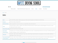 Links to other useful websites | Kapiti Driving School