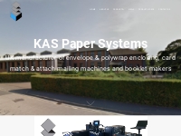 KAS Paper Systems   UK manufacturer of envelope   poly enclosing, card
