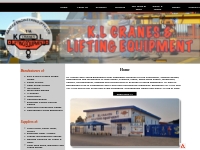 KL Cranes and Lifting Equipment : Botswana Manufacturers and Suppliers