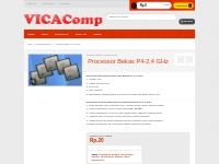 Processor Bekas P4-2,4 GHz | VICAComp