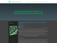 Understanding the Role of a Motorcycle Accident Attorney - From Contra