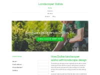 Dallas landscaper, Dallas landscaping services