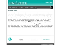 Browse by Subject - LENSCRATCH