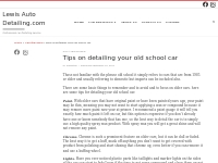 Tips on detailing your old school car - Lewis Auto Detailing.com